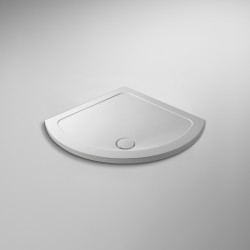 APS8010 Single Entry Shower Tray 860x860mm White
