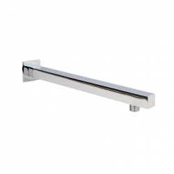 Nuie | ARM19 | Square Wall Mounted Shower Arm | Chrome