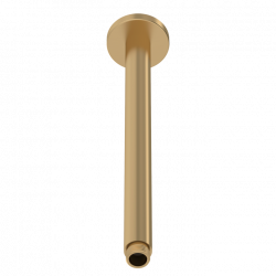 Nuie | ARM816 | Round Ceiling Arm 300mm | Brushed Brass (PVD)