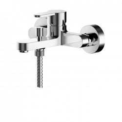 Nuie | ARV316 | Wall Mounted Bath Shower Mixer With Kit | Chrome