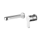 APS8121 Wall Mounted 2 Tap Hole Basin Mixer Chrome