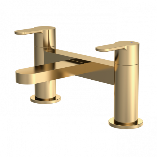 APS8132 Arvan D/M Bath Filler Brushed Brass (PVD)