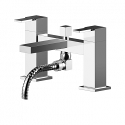 APS8182 Deck Mounted Bath Shower Mixer With Kit Chrome