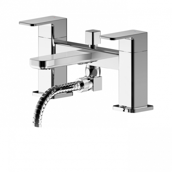 APS8211 Deck Mounted Bath Shower Mixer With Kit Chrome