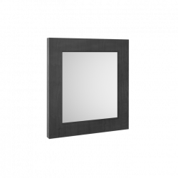 Nuie | OLF414 | 600mm Flat Mirror | Royal Grey Woodgrain