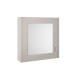 APS8400 600mm Mirror Cabinet Stone Grey Woodgrain