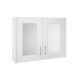 APS8405 800mm Mirror Cabinet White Ash Woodgrain