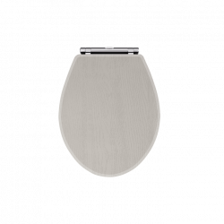 Nuie | OLF299 | Carlton Toilet Seat | Stone Grey Woodgrain