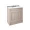 APS8455 800 2-Door F/S Unit with Marble Top 3TH Stone Grey/White
