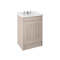 APS8482 600 2-Door F/S Unit with Basin 3TH Stone Grey/White