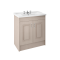 APS8485 800 2-Door F/S Unit with Basin 3TH Stone Grey/White