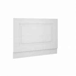 APS8502 750mm Bath End Panel White Ash Woodgrain