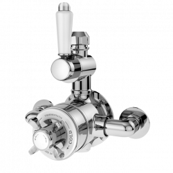 APS8567 Selby Twin Exposed Shower Valve Chrome