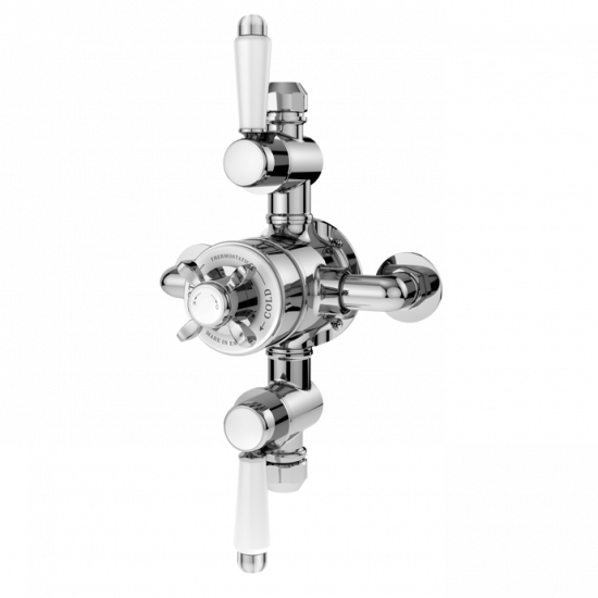 APS8568 Selby Triple Exposed Shower Valve Chrome