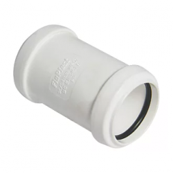 APS12113 40mm Straight Connector Pushfit White