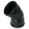 APS12182 110mm 135° Double Socket Bend Black