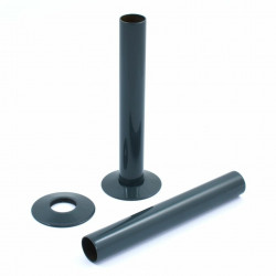 APS12813 15mm x 180mm Tube and wall plated Anthracite Anthracite