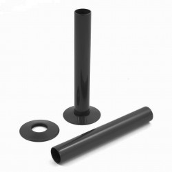APS12814 15mm x 180mm Tube and wall plated Black Black