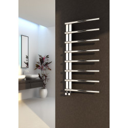 APS10687 CELICO 500 X 1000 STAINLESS STEEL TOWEL RADIATOR POLISHED STAINLESS STEEL