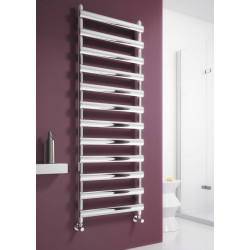 APS10689 DENO 500x992 BRUSHED STAINLESS STEEL TOWEL RAIL BRUSHED STAINLESS STEEL