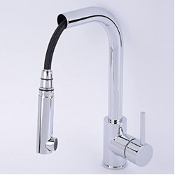 APS8657 Pull Out Spray Kitchen Mixer Tap Chrome