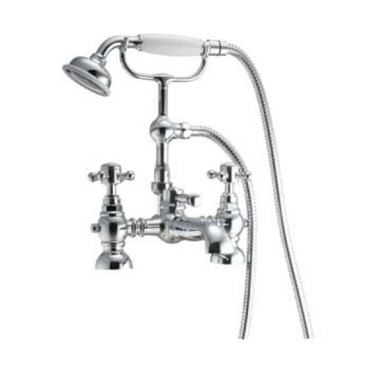 APS8629 Harrogate – Bath Shower Mixer with Cradle Chrome