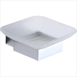 Scudo | ALPHA-002 | Alpha Soap Dish Holder | Chrome