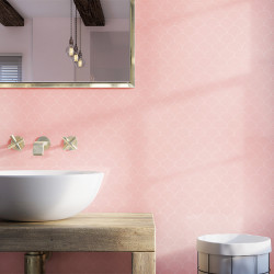 APS12539 SHOWER WALL - Scallop Blush SCA18 Pink