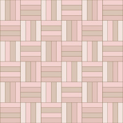 APS12549 SHOWER WALL - Square Parquet Marshmallow SCA48 Pink