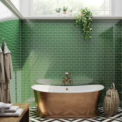 APS12558 SHOWER WALL - Emerald Subway SCA22 Green
