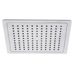 APS11556 Square Overhead Shower Head 200mm Silver