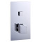 APS11570 Thermostatic Square Concealed 1 Outlet Push Button Shower Valve Chrome