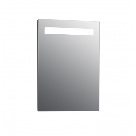 APS11709 Isla Single Horizontal Strip LED Touch Mirror w. Demist & Shaver Point - 500x700x45mm 