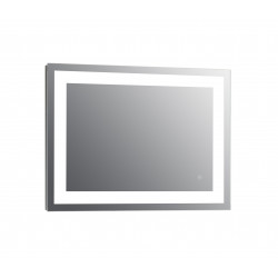 APS11710 Niamh Square Strip LED Touch Mirror w. Demist - 800x600x45mm 