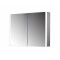 APS11737 Beau Double Door Mirror CabinetLED Side Strips w. Sensor Switch & Shave Socket - 600x700mm 
