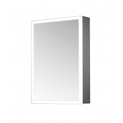 APS11738 Ella Single Door Mirror Cabinet LED Surround w. Sensor Switch & Shave Socket - 500x700mm 