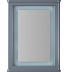 APS11778 Niamh Tailored Grey PVC Mirror Frame 500x700mm 