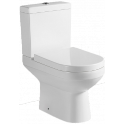 APS11978 Florence Close Coupled D Shape Pan, Seat & Fittings White