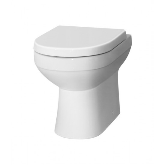 APS11979 Florence D Shape BTW DP-UF Soft Close Seat & Fittings White
