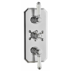 APS3322 Tenby Triple Concealed Thermostatic Shower 
Valve Traditional Handle
 Chrome
