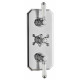 APS3322 Tenby Triple Concealed Thermostatic Shower 
Valve Traditional Handle
 Chrome