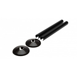 Talon | ACSNB/K2 | 2 x 200mm lengths & 2 x 18mm Pipe Collars | Black Pack of 2