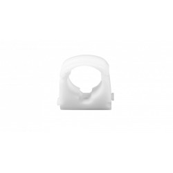 APS0086 15mm Single Hinged Pipe Clip White