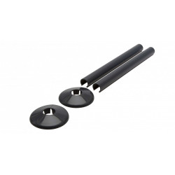Talon | ACSNA/K2 | 2 x 200mm lengths & 2 x 18mm Black Pipe Collars | Anthracite Pack of 2