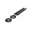 APS0160 2 x 200mm lengths & 2 x 18mm Pipe Collars Anthracite