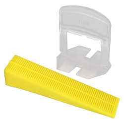 Tile Rite | LSK849 | 1MM LEVELLING SPACER / WEDGE COMBINATION PACK | 
