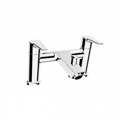 APS12683 Vitra Solid S Deck - Mounted Bath Mixer with Hand Shower Chrome