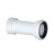 Viva | PP0001/B | Extended Straight WC Pan Connector | White