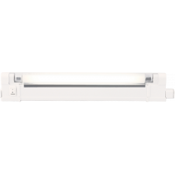 APS13709 IP20 10W T4 Fluorescent Fitting with Tube, Switch and Diffuser 4000K 