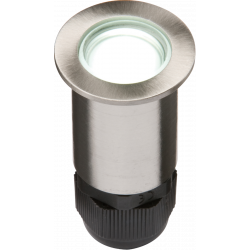 APS13704 IP67 24V Small Stainless Steel Ground Fitting 4 x White LED 